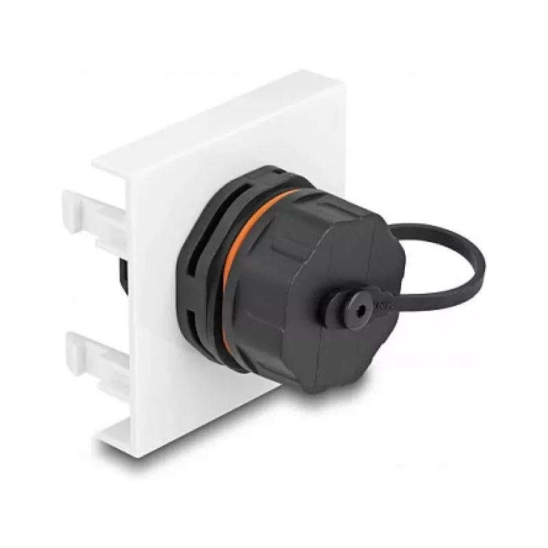 DeLOCK Easy 45 modulis tīkla RJ45 Cat.6A 45x45mm 1000 Mbit/s Melns
