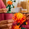 LEGO Icons krizantēmas zieda būvēšanas komplekts – radošs modelis pieaugušajiem, mākslīgā auga dāvana sievietēm, vīriešiem, viņai vai viņam, mājām, birojam
