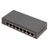 Nepārvaldāms slēdzis Digitus 8-portu Gigabit Ethernet 10/100/1000 metāla korpusā