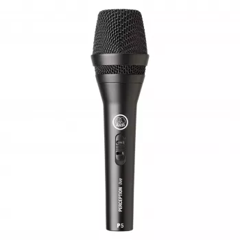 AKG P5 S Melns skatuves/uzstāšanās mikrofons