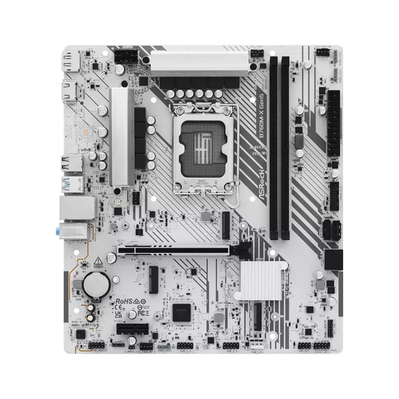 Mātesplate ASROCK B760M-X GEN5 mATX LGA1700, 2× DDR5, DisplayPort un HDMI