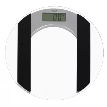 Adler | Ķermeņa svari | Maksimālā slodze 150 kg | Precizitāte 100 g | Stikls