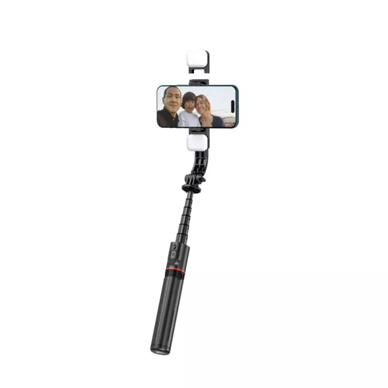 Tech-Protect L05S pašportreta nūja, statīvs, LED lampa, Bluetooth tālvadība