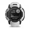 Garmin Instinct 2X Solar 2,79 cm (1,1 inch) MIP 50 mm digitāls 176 x 176 pikseļi skārienjutīgs balts GPS (satelīts)