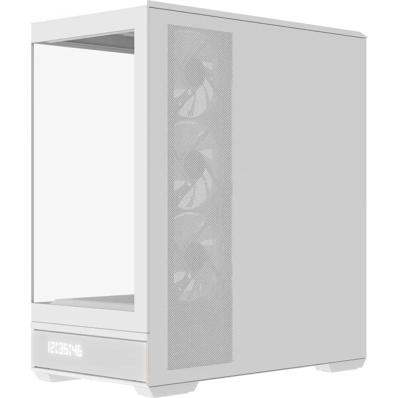 Datora korpuss AeroCool Geh Midi P500B-Digi balta