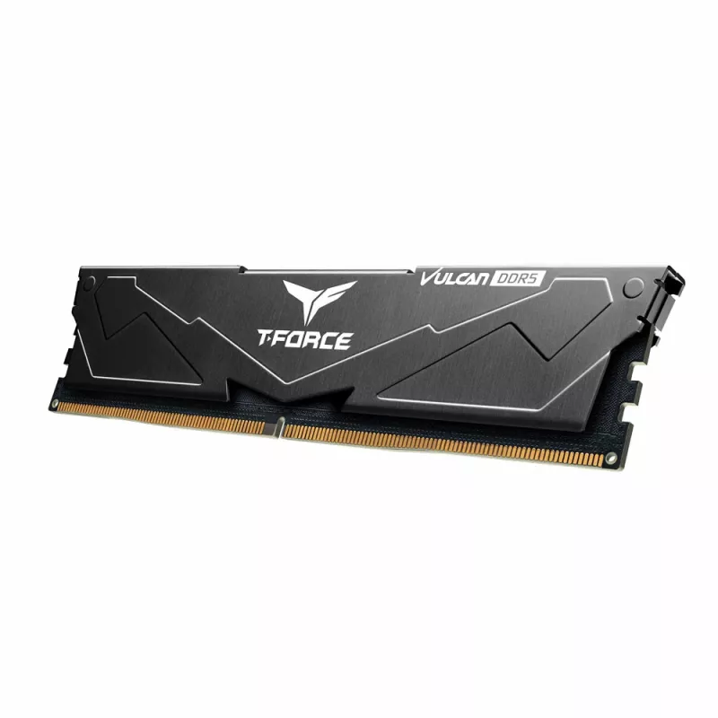 T-FORCE Vulcan - DDR5 - komplekts - 32 GB: 2 x 16 GB - DIMM 288-PIN - 3000 MHz / PC5-48000 - CL30 - 1,35 V - bez buferizācijas - on-die ECC - melns (FLBD532G6000HC30DC01)