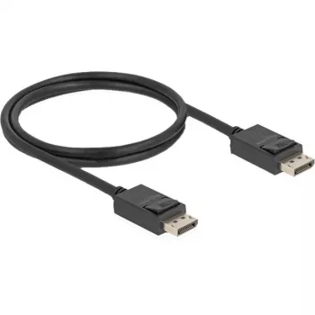 DisplayPort kabelis DeLOCK 81174 1 m melns DisplayPort–DisplayPort