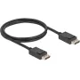 DisplayPort kabelis DeLOCK 81174 1 m melns DisplayPort–DisplayPort