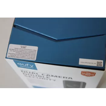 Video durvju zvans Eufy Doorbell 2 Pro — modelis T8213G11SO, melns, atjaunots (noskrāpēta augšdaļa)
