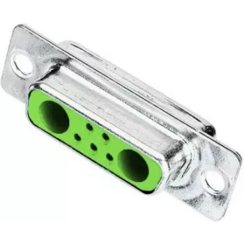 Stieples savienotājs D-Sub 2 Harting 09 69 201 5072 Zaļš Metālisks