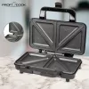 ProfiCook PC-ST 1092 - Sviestmaižu cepējs - 900 W - Nerūsējošais tērauds/Melns