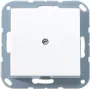 Kontaktligzda JUNG A 590 A WW — balta duroplasta korpuss, ievada diametrs 1,3 cm