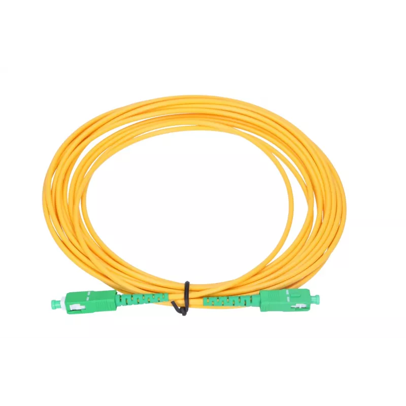 Optiskās šķiedras ielāps Extralink SC/APC–SC/APC vienmoda G.657.A1 3 mm, 5 m