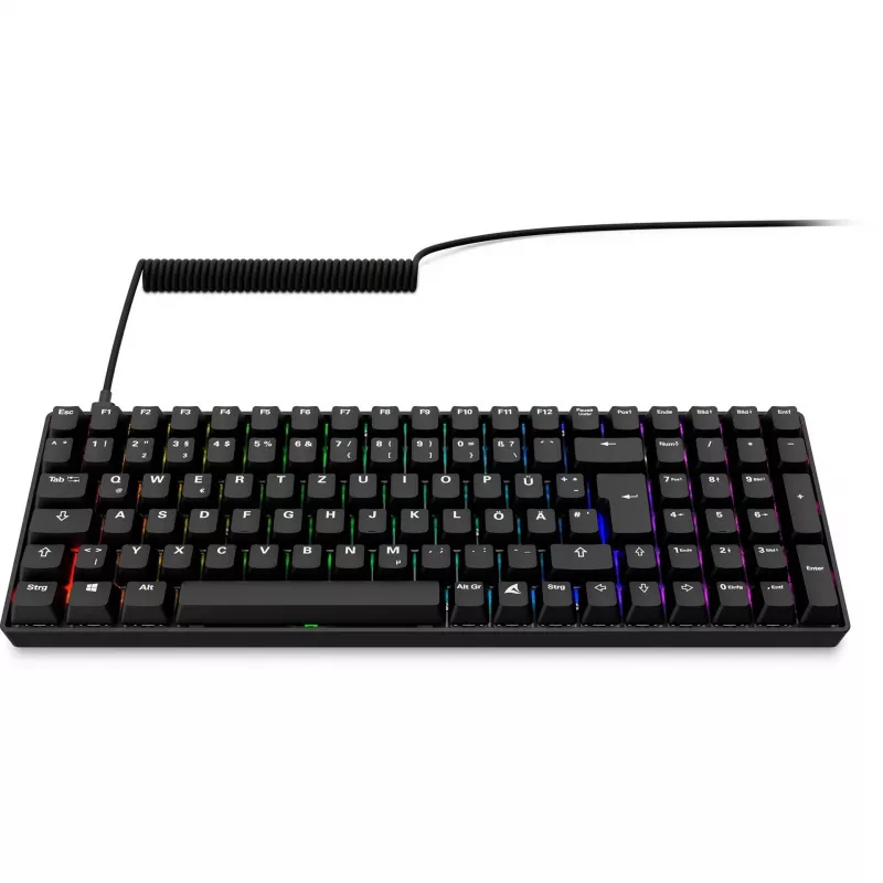 Sharkoon SGK50 S2 tastatūra Gaming RF Wireless QWERTZ Vācu