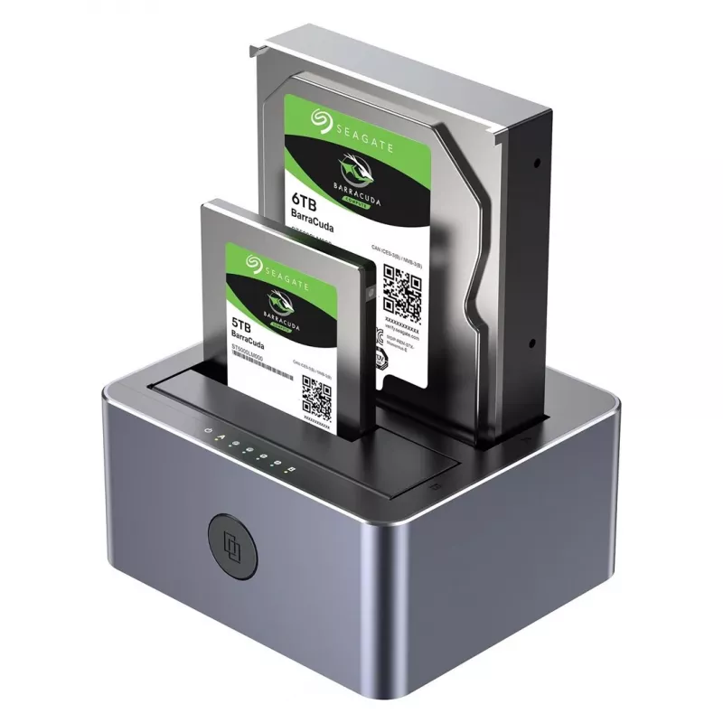 Unitek klonēšanas stacija 2X SATA 2,5/3,5 USB 5GB