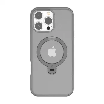 Caurspīdīgs maciņš Torras iPhone 16 Pro — UPRO OSTAND SPIN SERIES, plāns viegls caurspīdīgs aizsargvāciņš