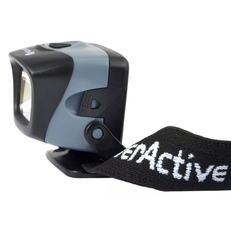 Galvas lukturītis everActive HL-150, galvas lampa, 150 lm, 3 W, IPX4, 3×AAA, melns