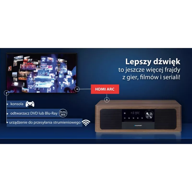 Pārnēsājamais Bluetooth skaļrunis BLAUPUNKT MS22BT — bezvadu pārnēsājama skaņa, Bluetooth savienojamība