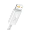 Baseus Dynamic kabelis USB uz Lightning, 2,4A, 2m (Balts)