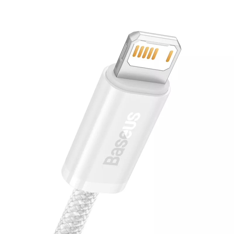 Baseus Dynamic kabelis USB uz Lightning, 2,4A, 2m (Balts)