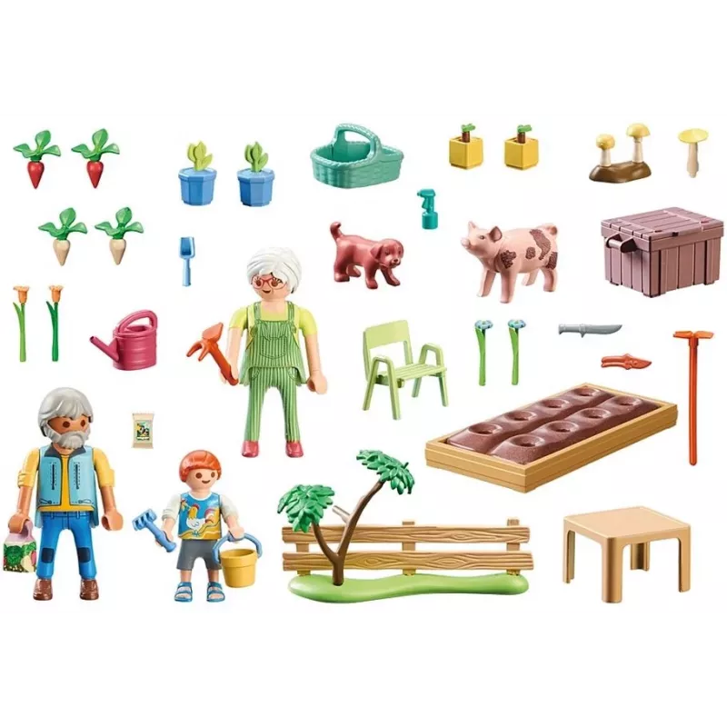 Playmobil 71443 Country: Dārzeņu dārzs ar vecvecākiem
