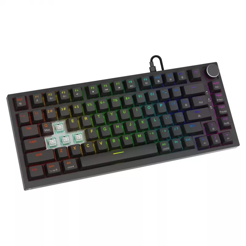 Savio ASTRAL BLACK JADE tastatūra Gaming USB QWERTY US International