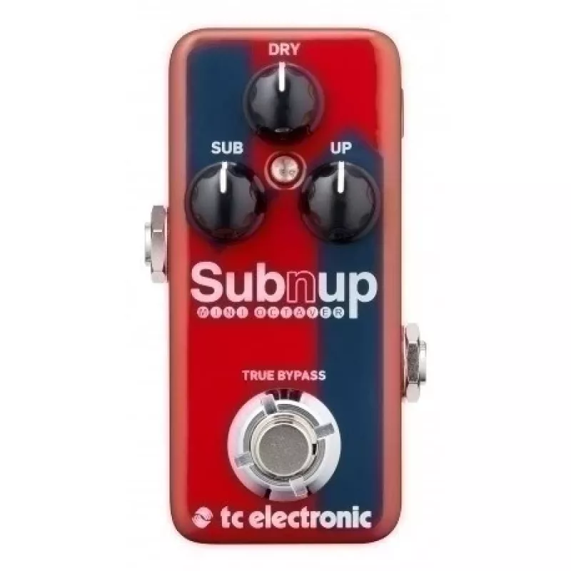 Ģitāras oktāvas pedālis TC Electronic Sub 'N' Up Mini True Bypass kompakts oktāvas pedālis
