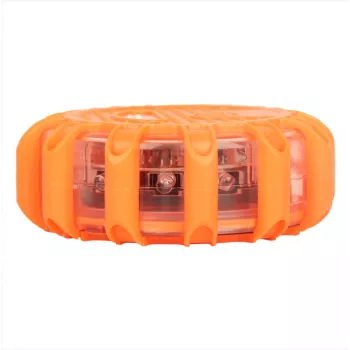 LED avārijas signāllampa un lukturītis Tellur TLL441101 — 3×AAA, magnētisks, oranžs