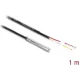 Sensoru/izpildmehānismu kabelis DELOCK 91406, 1 m, vīrišķais savienotājs, melns