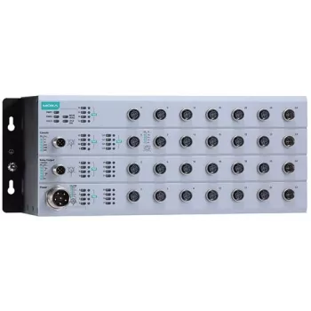 Rūpniecisks pārvaldīts M12 Ethernet slēdzis MOXA EN50155 8 porti