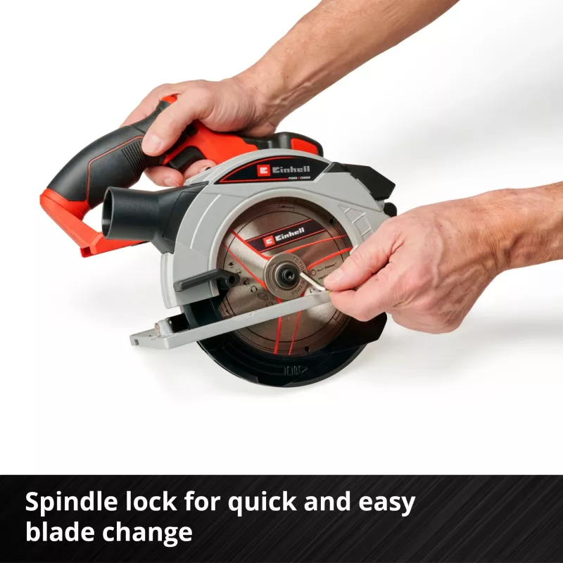 Einhell TE-CS 18/165-1 Li - Solo 16,5 cm Melns, Sarkans, Sudrabs 4200 RPM