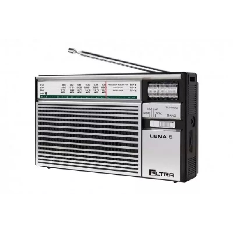 ELTRA Radio LENA 5 USB sudraba