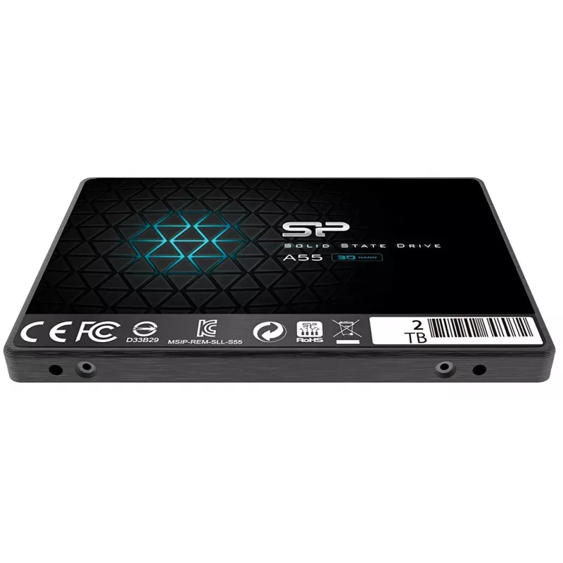 2,5 collu SATA III SSD Silicon Power Ace A55 — 2 TB, 560/530 MB/s, 3D NAND