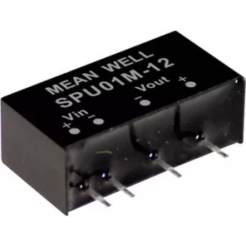 Strāvas adapteris MEAN WELL SPU01L-15 1W 15V 4.5-5.5V