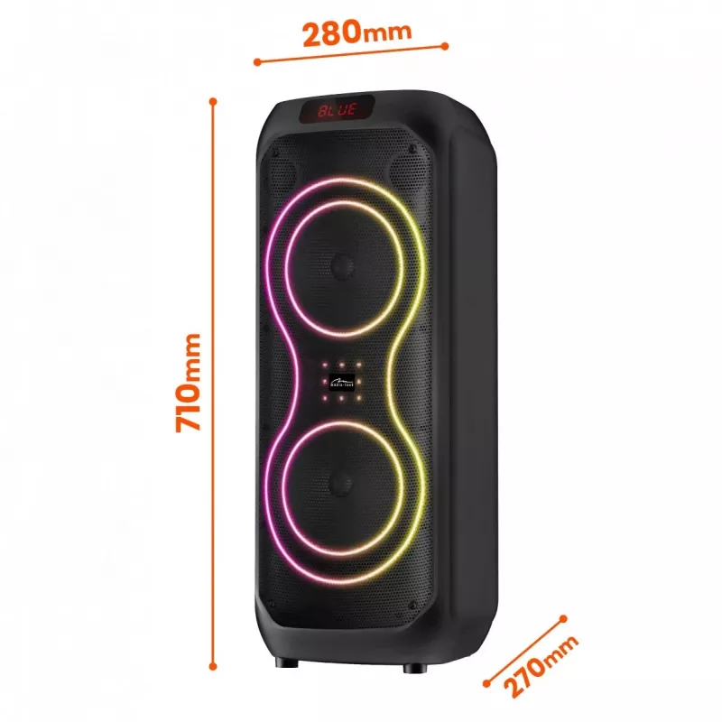 Lielais portatīvais skaļrunis POWER AUDIO MAX MT3185