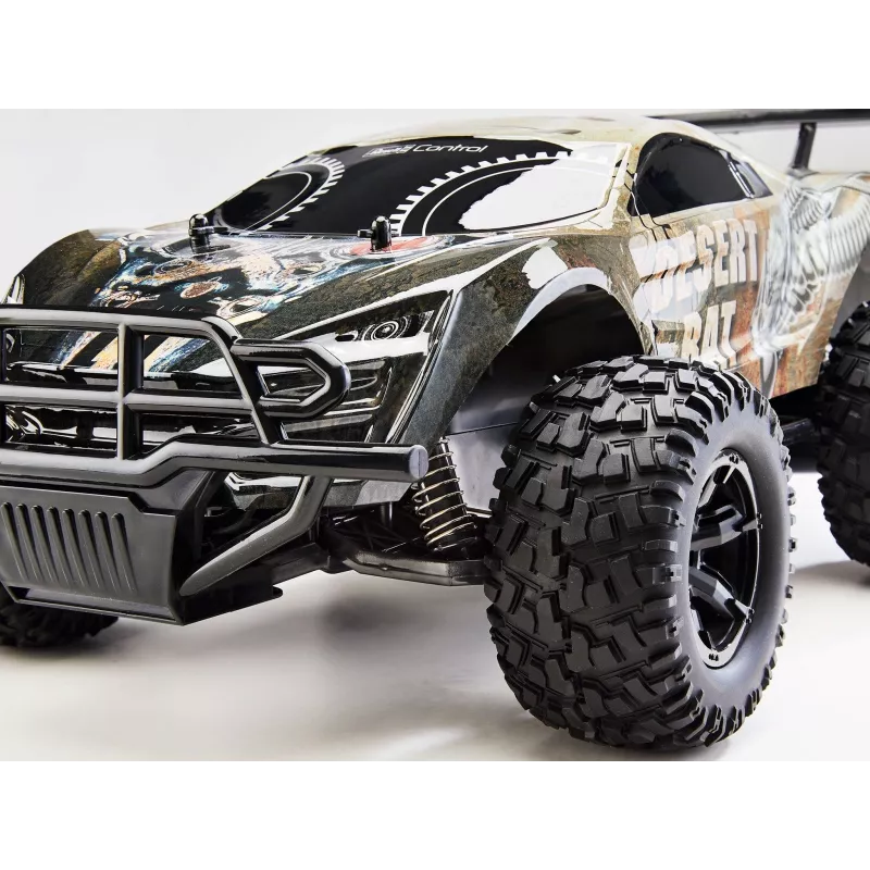 RC auto REVELL Desert Rat (modelis 24442) — pelēks un melns radio vadāms bezceļa transportlīdzeklis