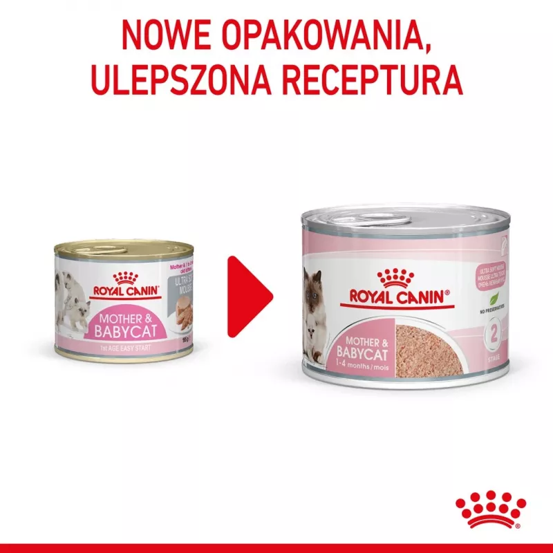 Royal Canin BABYCAT INSTINCTIVE - Mitrā kaķu barība - 195 g
