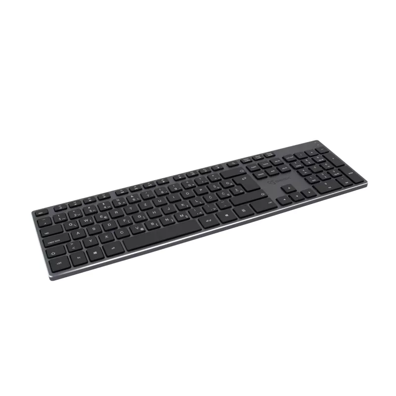 Bezvadu tastatūra SBOX WK-131 US, kompakts metāla dizains, US izkārtojums