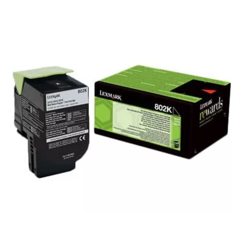 Toner Lexmark 80C20K0 802K Melns 3000 lapas