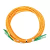 Patchcord Extralink LC/APC–LC/APC vienmoda dupleksais 9/125 µm G.657.A1, 2 m
