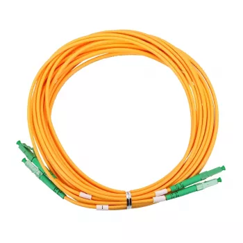 Patchcord Extralink LC/APC–LC/APC vienmoda dupleksais 9/125 µm G.657.A1, 2 m