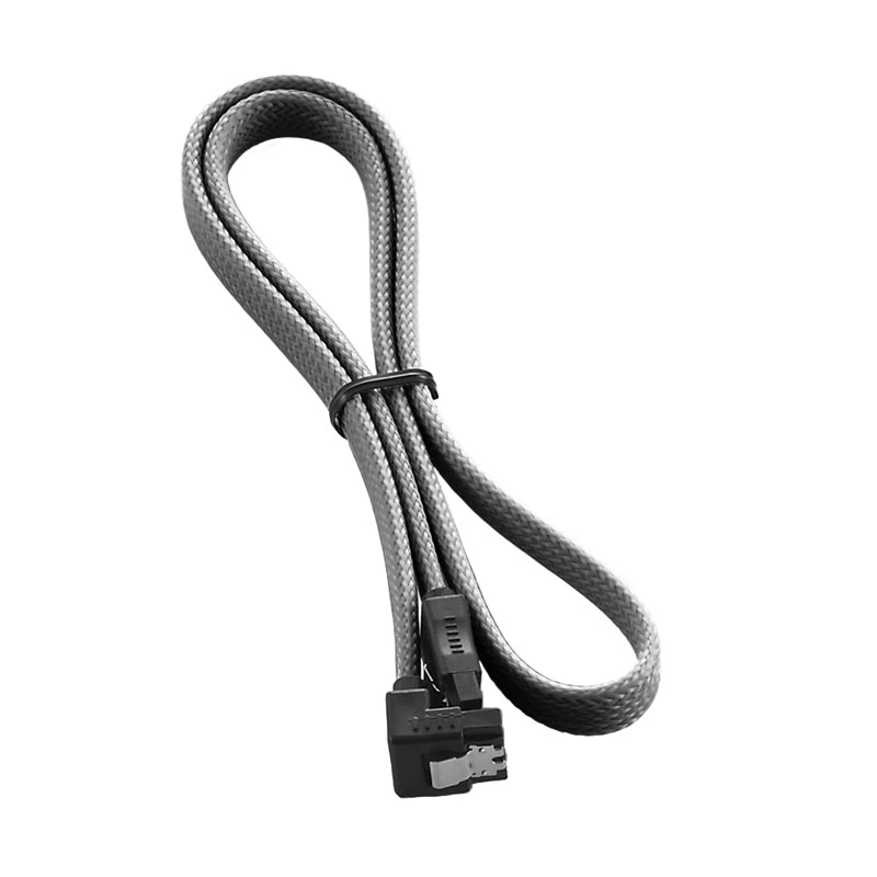 CableMod ModMesh - SATA kabelis - Serial ATA 150/300/600 - SATA (W) leņķisks uz SATA (W) - 60 cm - ogle (CM-CAB-RSAT-N60KC-R)
