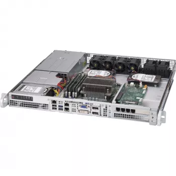 Supermicro - SuperChassis 515-R407 - Rack Mount 1U STD and WIO MB 2 x 2.5 LEDs 4 x PWM fan 2 x fans for AOC cooling PSU 400 W 43 x 437 x 429 mm