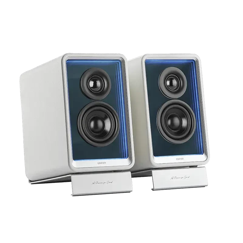 Edifier Desktop Active Monitor ar GaN lādētāju | QR65 | 70 W | Balts | Bezvadu savienojums