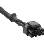 Corsair 8-Pin 4+4 ATX12V/EPS12V-kabelis Type 4 Melns 65cm