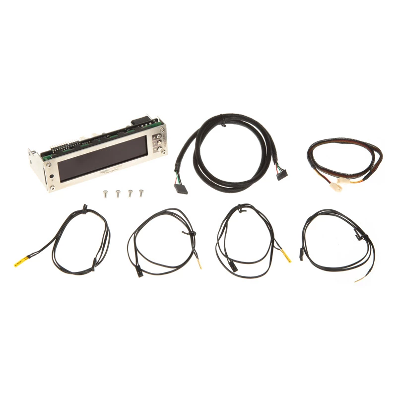Aqua Computer 53145 ventilatora ātruma regulators LCD nerūsējošais tērauds