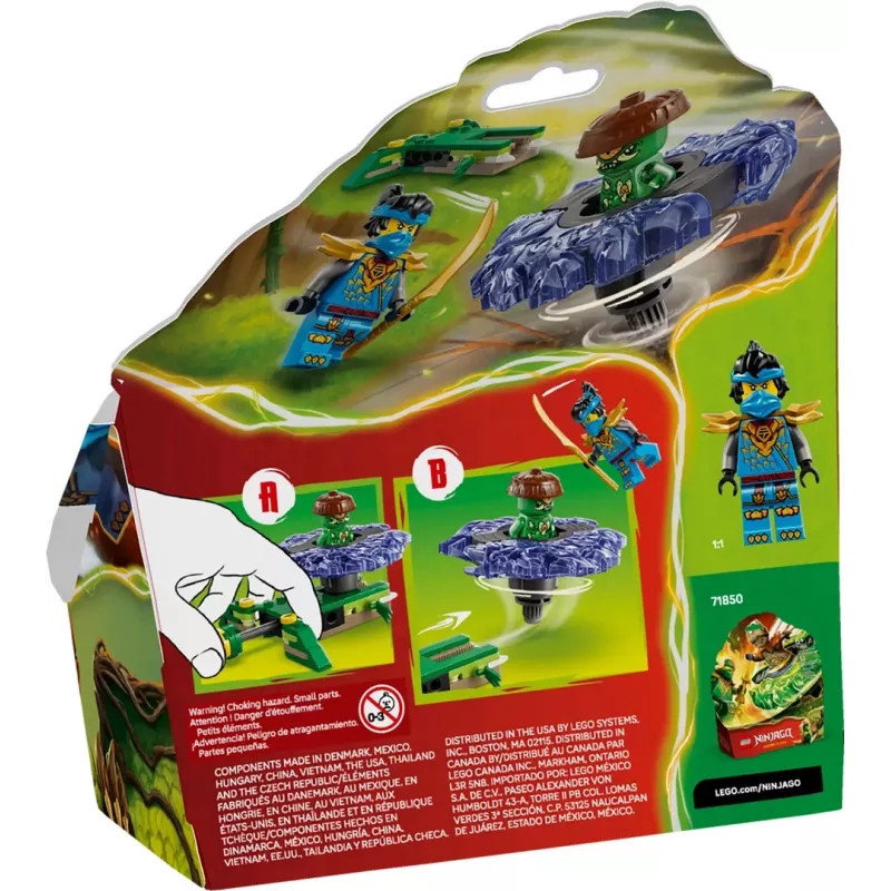 LEGO NINJAGO 71849 Nya pret Elementāro Briesmoņu Spinneri