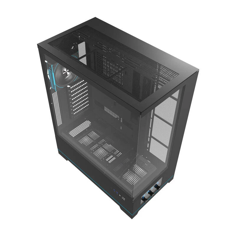 Datorkorpuss darkFlash DY451L PRO Melns ATX melns