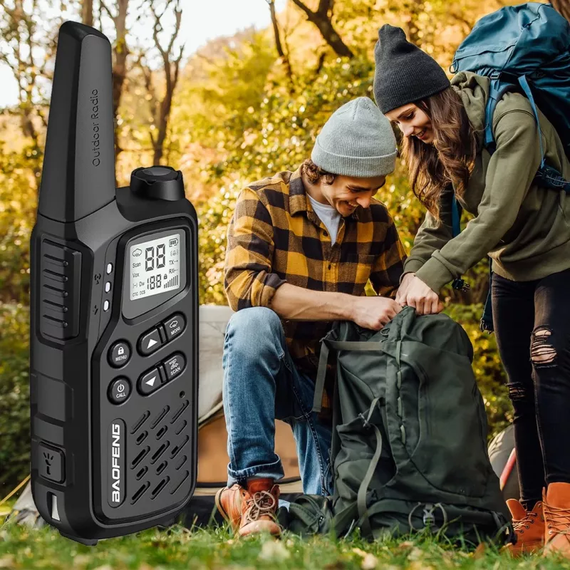 Walkie-Talkie Baofeng BF-T25E Melns, 2 gab.
