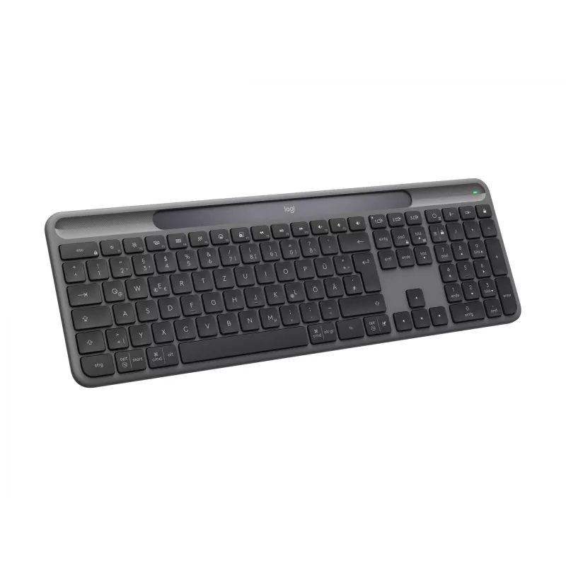 Logitech Signature plāns Solar+ K980 bezvadu tastatūra, grafīta